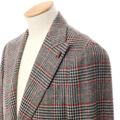 [Used] Gabriele Pasini wool check tailored jacket, gray x black [Size 44] [GRY] [A/W] [Condition Rank B] ​​[Men&