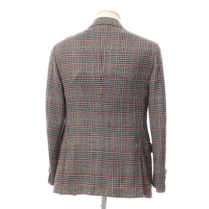 [Used] Gabriele Pasini wool check tailored jacket, gray x black [Size 44] [GRY] [A/W] [Condition Rank B] ​​[Men&