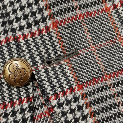 [Used] Gabriele Pasini wool check tailored jacket, gray x black [Size 44] [GRY] [A/W] [Condition Rank B] ​​[Men&