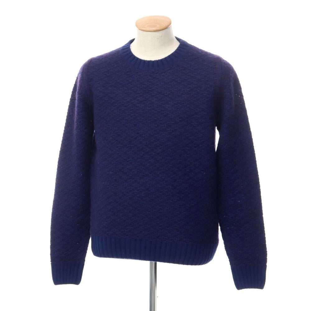 [Used] CRUCIANI Wool nylon crew neck pullover knit navy [Size 46] [NVY] [A/W] [Condition rank B] ​​[Men&