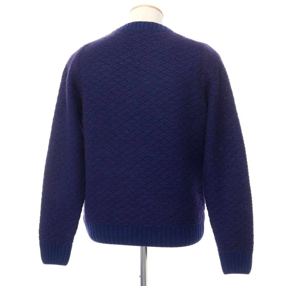 [Used] CRUCIANI Wool nylon crew neck pullover knit navy [Size 46] [NVY] [A/W] [Condition rank B] ​​[Men&