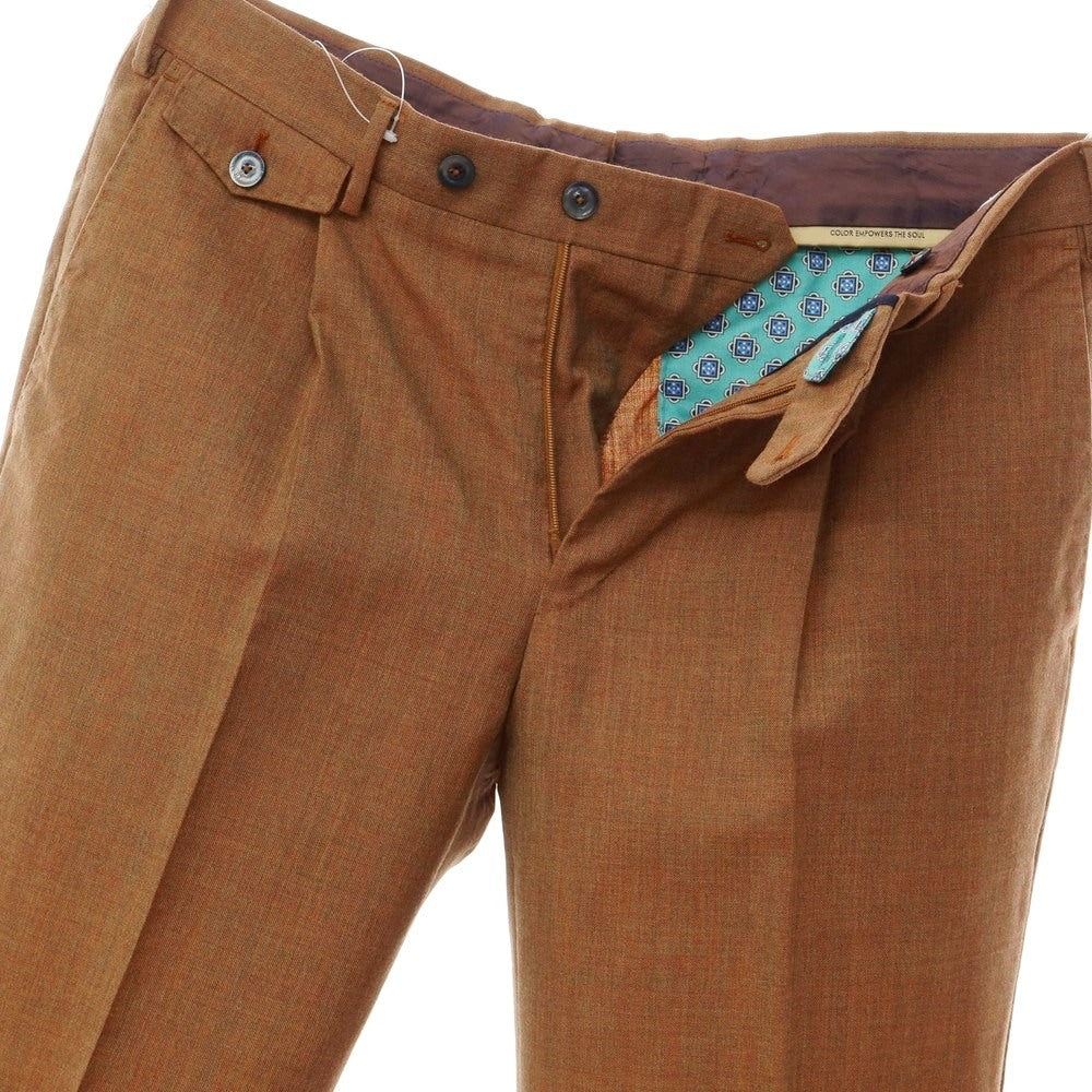 [Used] PT TORINO Wool Slacks Pants Orange Brown x Olive [Size 48] [BRW] [S/S] [Condition Rank B] ​​[Men&