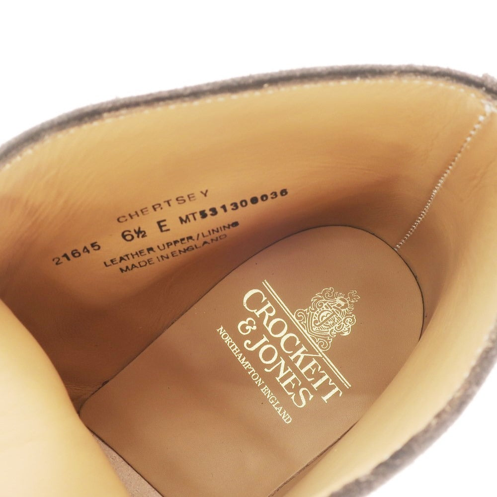 [Used] Crockett &amp;amp; Jones CHERTSEY boots
 Dark brown [Size 6 1/2 E] [BRW] [S/S/A/W] [Condition Rank A] [Men&