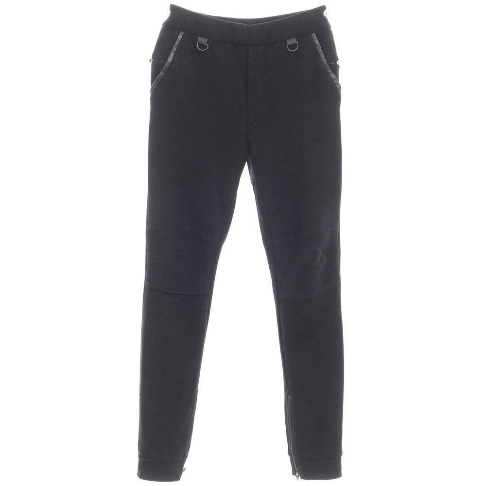 [Used] SUNSEA Wool Jersey Easy Rib Pants Black x Gray [Size 2] [BLK] [A/W] [Condition Rank C] [Men&