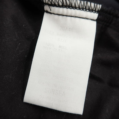[Used] SUNSEA Wool Jersey Easy Rib Pants Black x Gray [Size 2] [BLK] [A/W] [Condition Rank C] [Men&