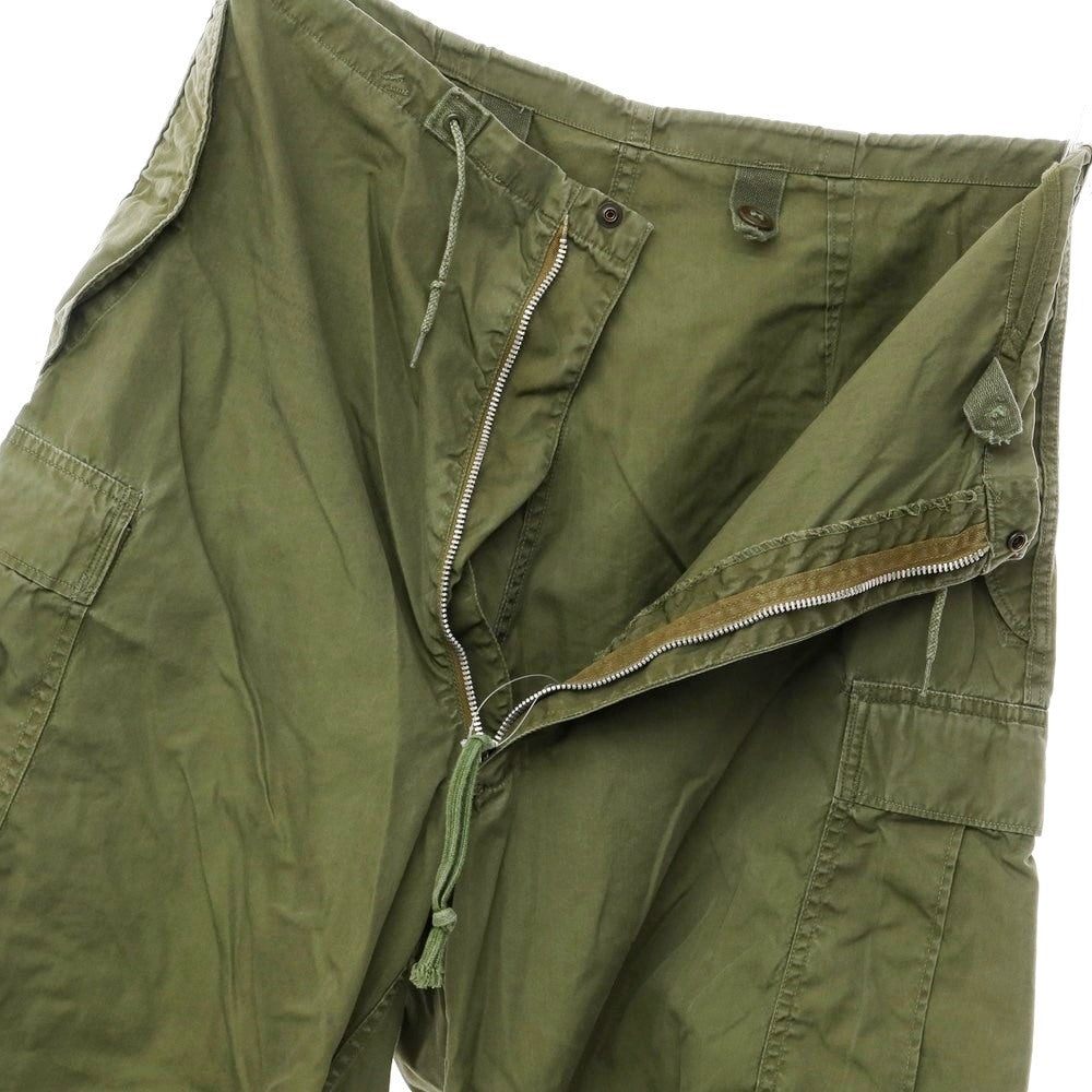 【中古】ミリタリー MILITARY コットン リメイク カーゴパンツ オリーブ【サイズ31】【GRN】【S/S】【状態ランクC】【メンズ】【769388】
[EPD]