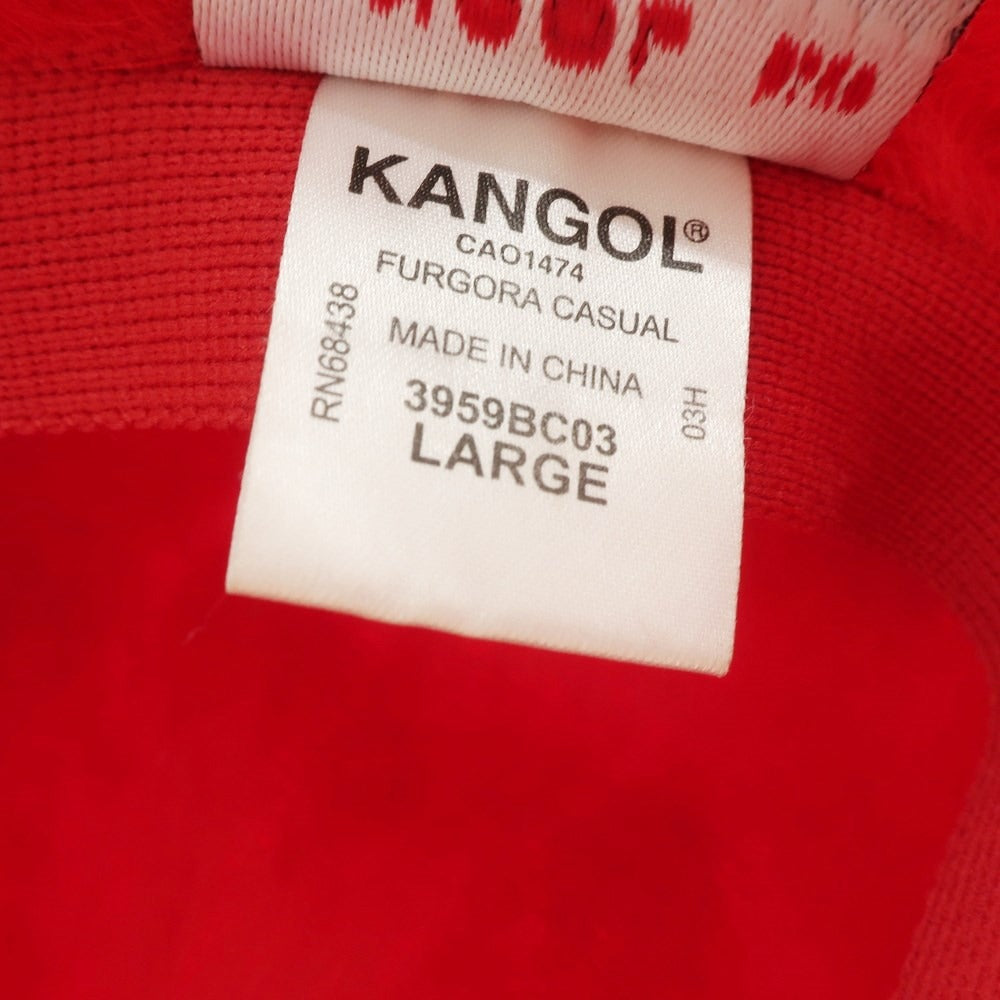 [Used] KANGOL Angora Fur Hat Red [Size L] [RED] [A/W] [Condition Rank B] ​​[Men&