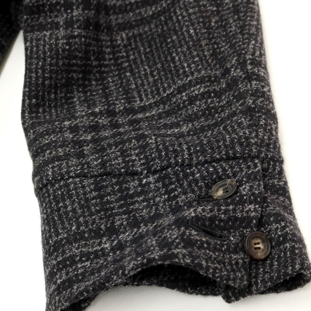 [Used] STILE LATINO Wool Cashmere Check Double Breasted Coat Gray x Black [Size 46] [GRY] [A/W] [Condition Rank B] ​​[Men&