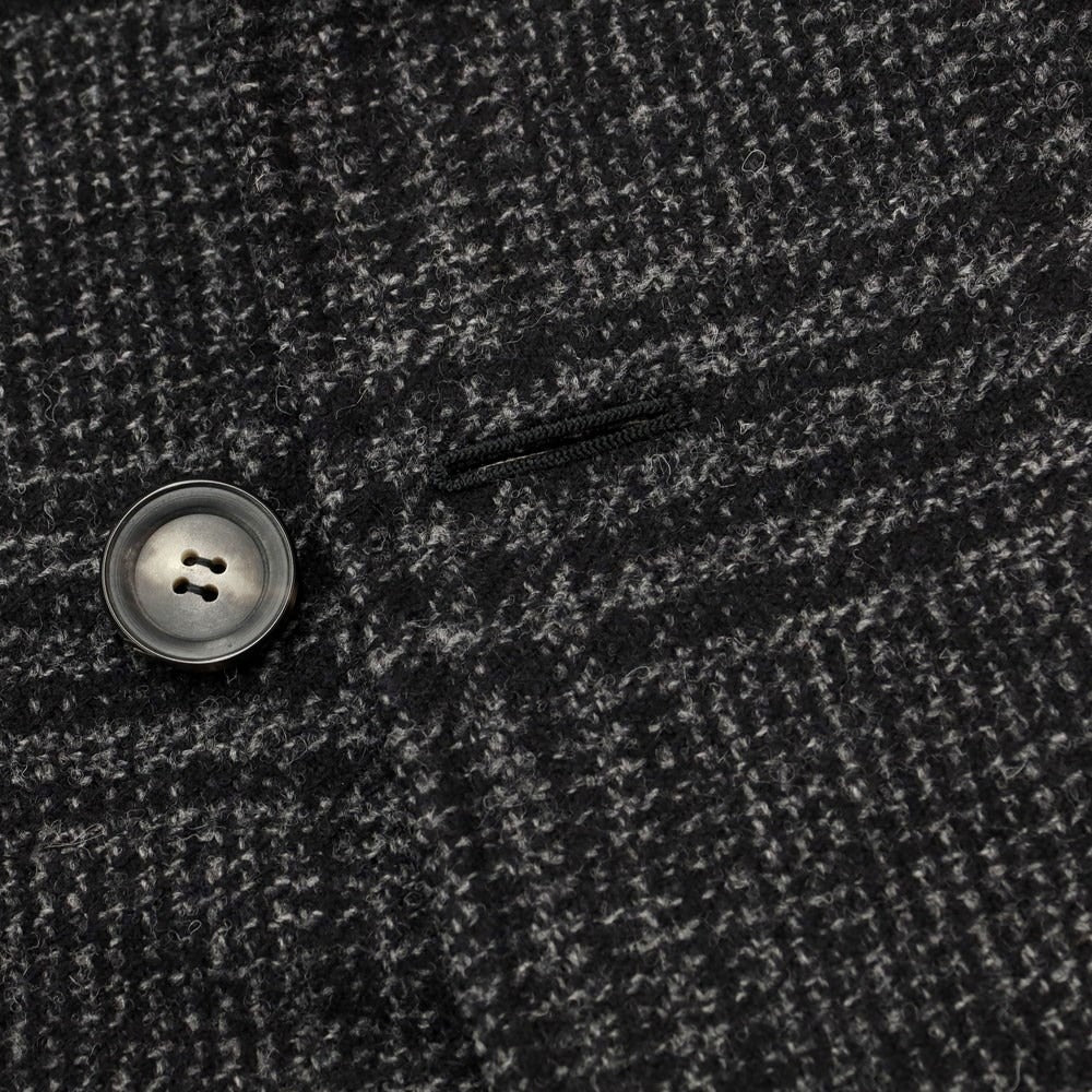 [Used] STILE LATINO Wool Cashmere Check Double Breasted Coat Gray x Black [Size 46] [GRY] [A/W] [Condition Rank B] ​​[Men&