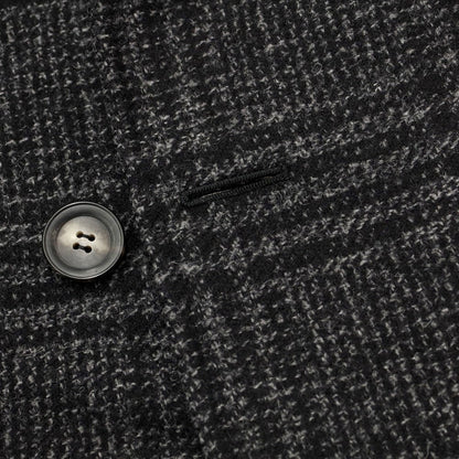 [Used] STILE LATINO Wool Cashmere Check Double Breasted Coat Gray x Black [Size 46] [GRY] [A/W] [Condition Rank B] ​​[Men&