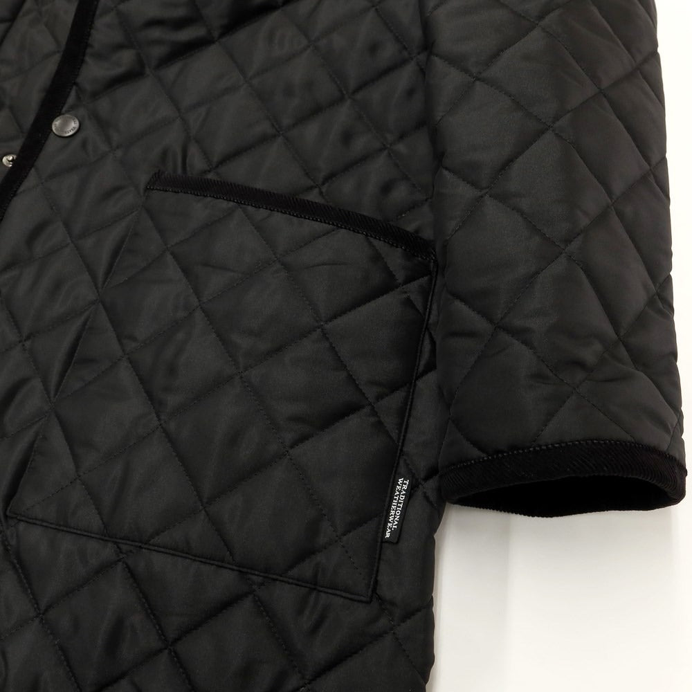 [Used] Traditional Weatherwear URBAN RESEARCH exclusive polyester quilted hooded coat in black [Size 40] [BLK] [A/W] [Condition Rank A] [Men&