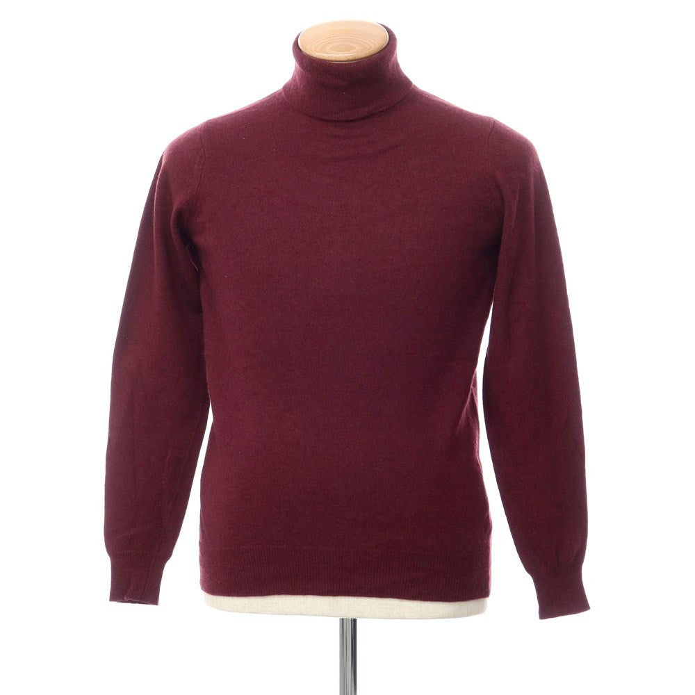 【中古】アレッサンドロルッピ Alessandro Luppi ウール系 タートルネック プルオーバーニット ボルドー【サイズ44】【RED】【A/W】【状態ランクB】【メンズ】【769081】