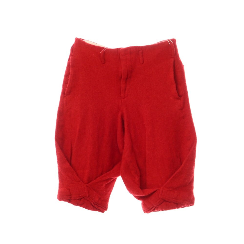 [Used] COMME des GARCONS HOMME PLUS 2022 Autumn/Winter Wool Nylon Shorts Red [Size S] [RED] [A/W] [Condition Rank A] [Men&