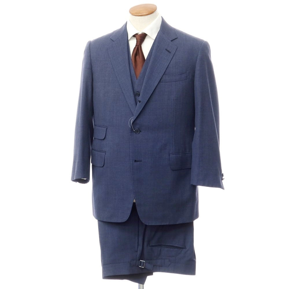 [Used] Batak House Cut Wool 3-piece 3B Set-up Suit Dark Blue [Size not specified (approximately M)] [NVY] [A/W] [Condition Rank C] [Men&