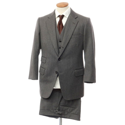 [Used] Batak House Cut Wool 3-piece 3B Suit, Grey [Size not specified (approximately M)] [GRY] [A/W] [Condition Rank C] [Men&