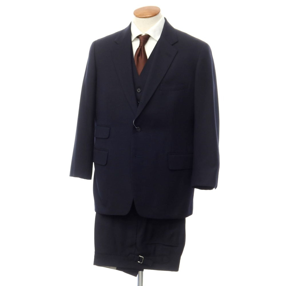 [Used] Batak House Cut Wool 3-piece 3B Set-up Suit Navy [Size not specified (approximately M)] [NVY] [A/W] [Condition Rank C] [Men&