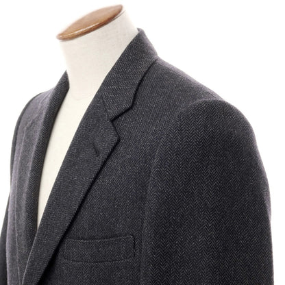 [Used] Batak House Cut Tweed Wool Herringbone Tailored Jacket Dark Navy x Grey [Size not listed (approximately M)] [NVY] [A/W] [Condition Rank C] [Men&