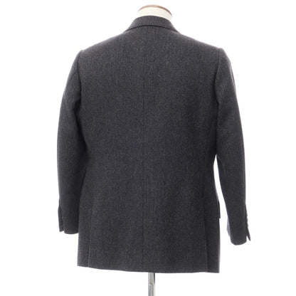 [Used] Batak House Cut Tweed Wool Herringbone Tailored Jacket Dark Navy x Grey [Size not listed (approximately M)] [NVY] [A/W] [Condition Rank C] [Men&