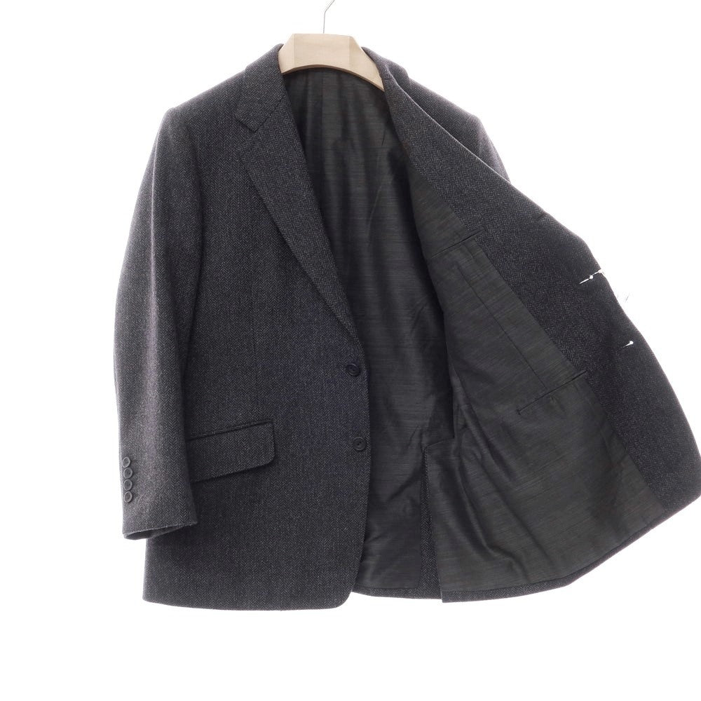 [Used] Batak House Cut Tweed Wool Herringbone Tailored Jacket Dark Navy x Grey [Size not listed (approximately M)] [NVY] [A/W] [Condition Rank C] [Men&