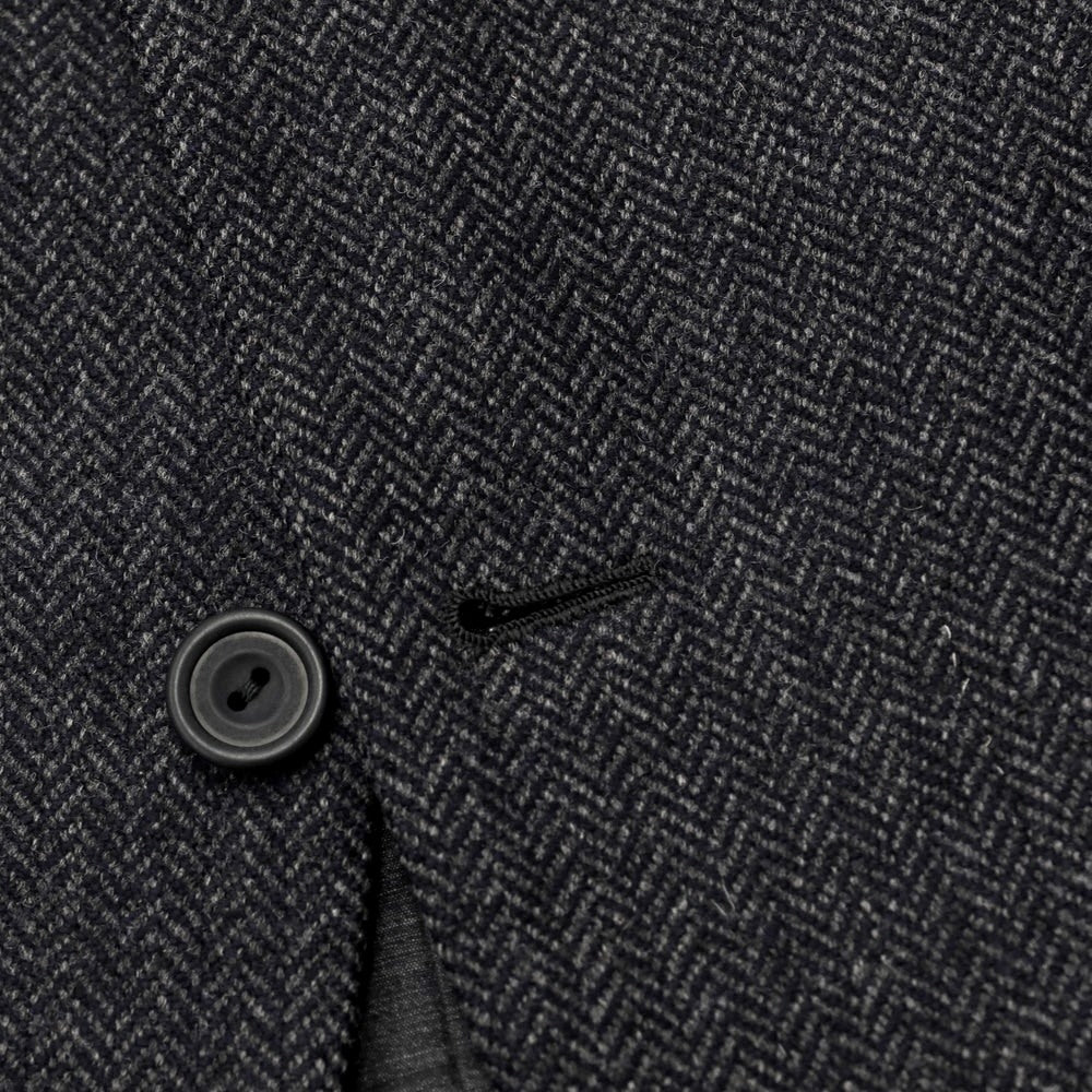 [Used] Batak House Cut Tweed Wool Herringbone Tailored Jacket Dark Navy x Grey [Size not listed (approximately M)] [NVY] [A/W] [Condition Rank C] [Men&