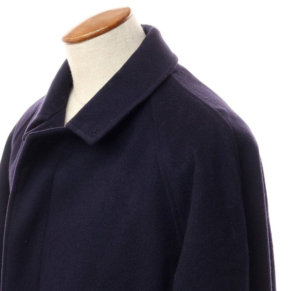 【中古】バタクハウスカット batak house cut ウール系 ステンカラーコート ネイビー【サイズ表記なし(M位)】【NVY】【A/W】【状態ランクC】【メンズ】【768979】