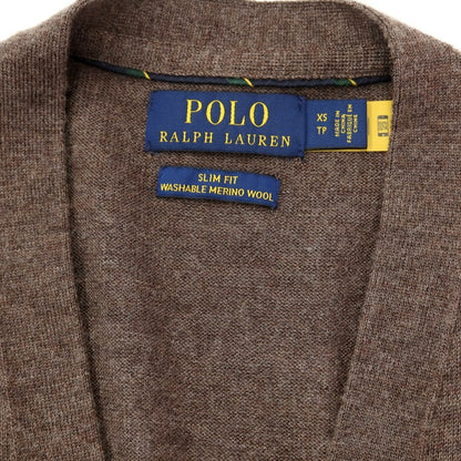 [Used] Polo Ralph Lauren Wool Knit Cardigan Brown [Size XS] [BRW] [A/W] [Condition Rank B] ​​[Men&