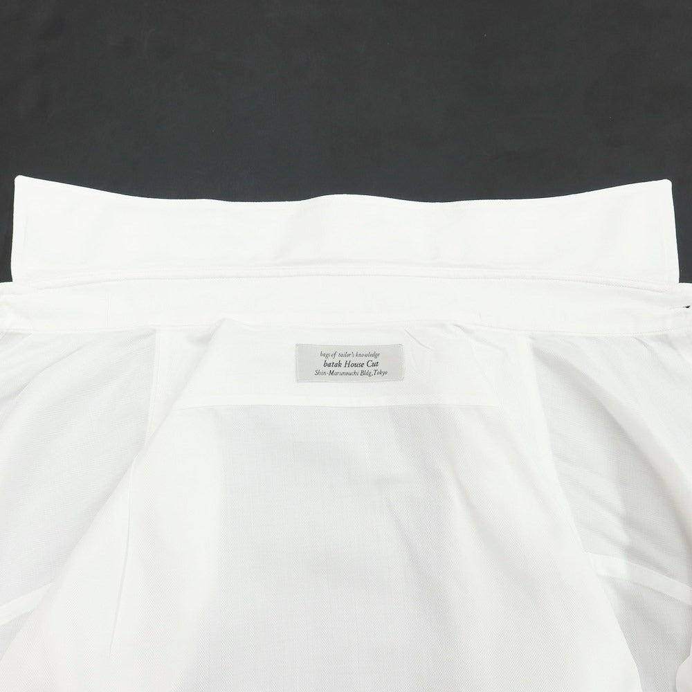 【中古】バタクハウスカット batak house cut トーマスメイソン ドレスシャツ
 ホワイト【サイズ表記なし（M位）】【WHT】【S/S/A/W】【状態ランクB】【メンズ】
【769476】 BPD