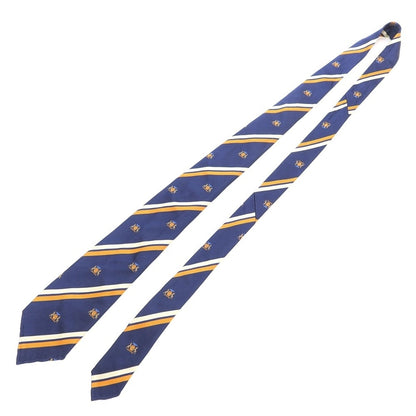 [Used] Atto Vannucci Royal Crest Sette Pieghe Silk Tie Navy x Orange [Size -] [NVY] [S/S/A/W] [Condition Rank C] [Men&
