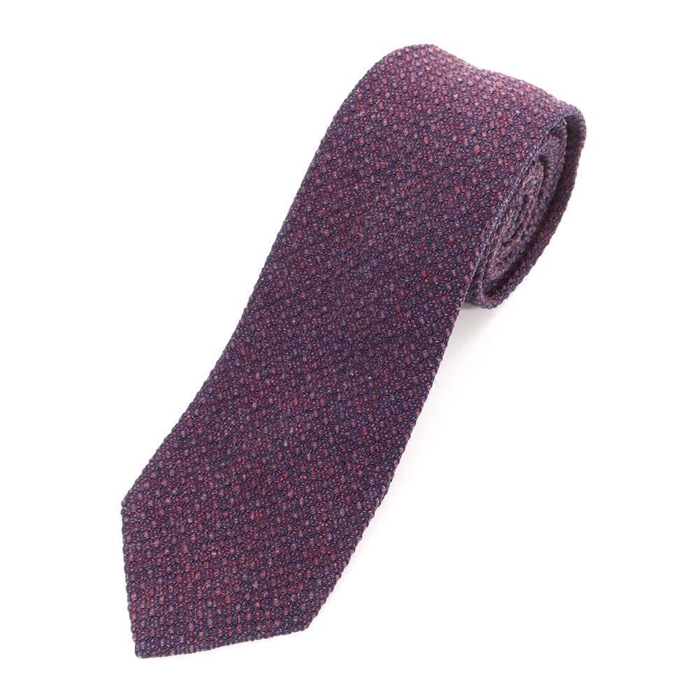 【中古】バタクハウスカット batak house cut 無地ネクタイ
 ダークレッドxネイビー【サイズ－】【RED】【S/S/A/W】【状態ランクB】【メンズ】
【769372】