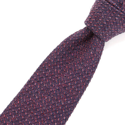 【中古】バタクハウスカット batak house cut 無地ネクタイ
 ダークレッドxネイビー【サイズ－】【RED】【S/S/A/W】【状態ランクB】【メンズ】
【769372】