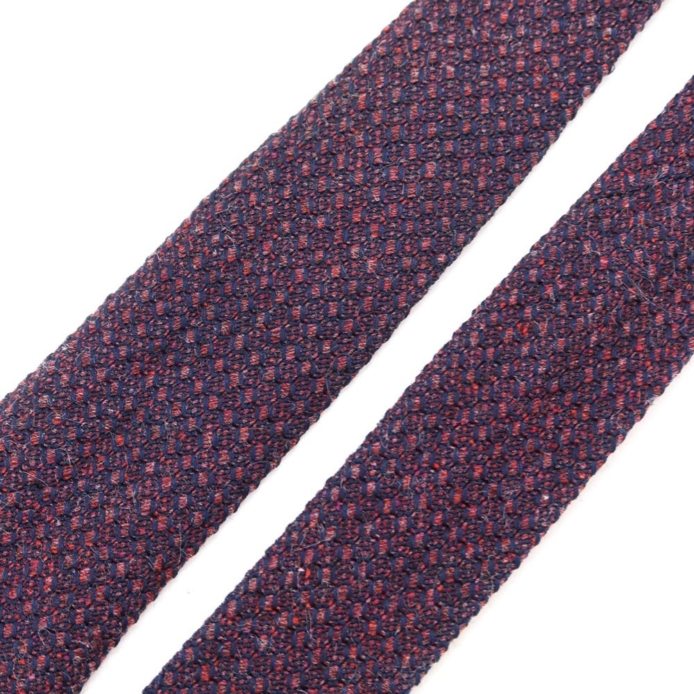 【中古】バタクハウスカット batak house cut 無地ネクタイ
 ダークレッドxネイビー【サイズ－】【RED】【S/S/A/W】【状態ランクB】【メンズ】
【769372】