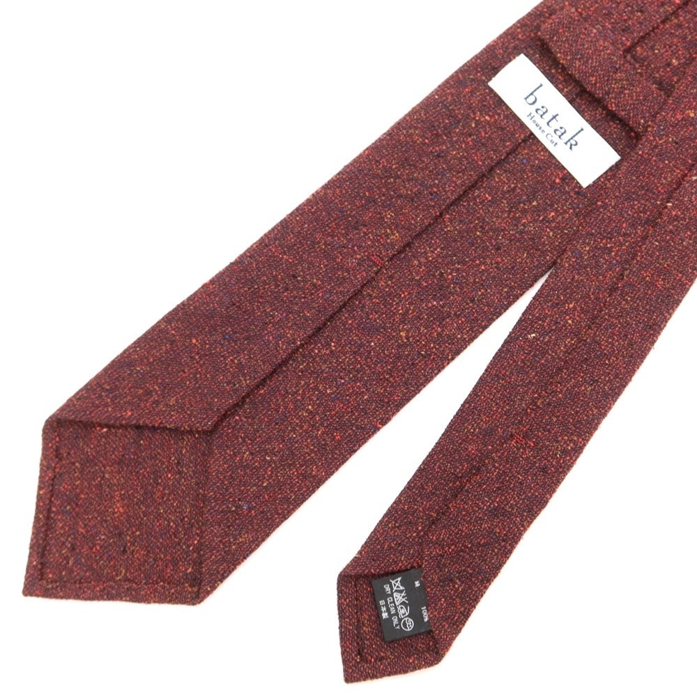 [Used] Batak House Cut Plain Tie
 Bordeaux [Size -] [RED] [S/S/A/W] [Condition Rank B] ​​[Men&