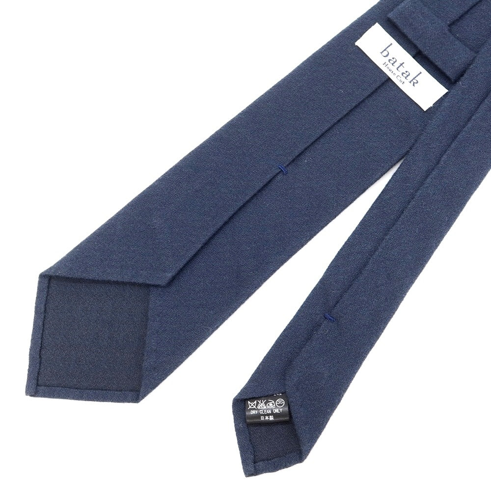 [Used] Batak House Cut Plain Tie
 Navy [Size -] [NVY] [S/S/A/W] [Condition Rank B] ​​[Men&