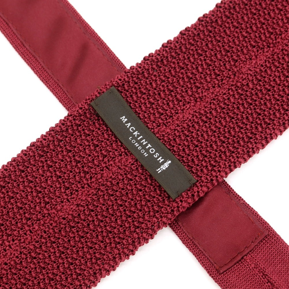 【中古】マッキントッシュ Mackintosh ニットタイ
 ダークレッド【サイズ－】【RED】【S/S/A/W】【状態ランクB】【メンズ】
【769371】