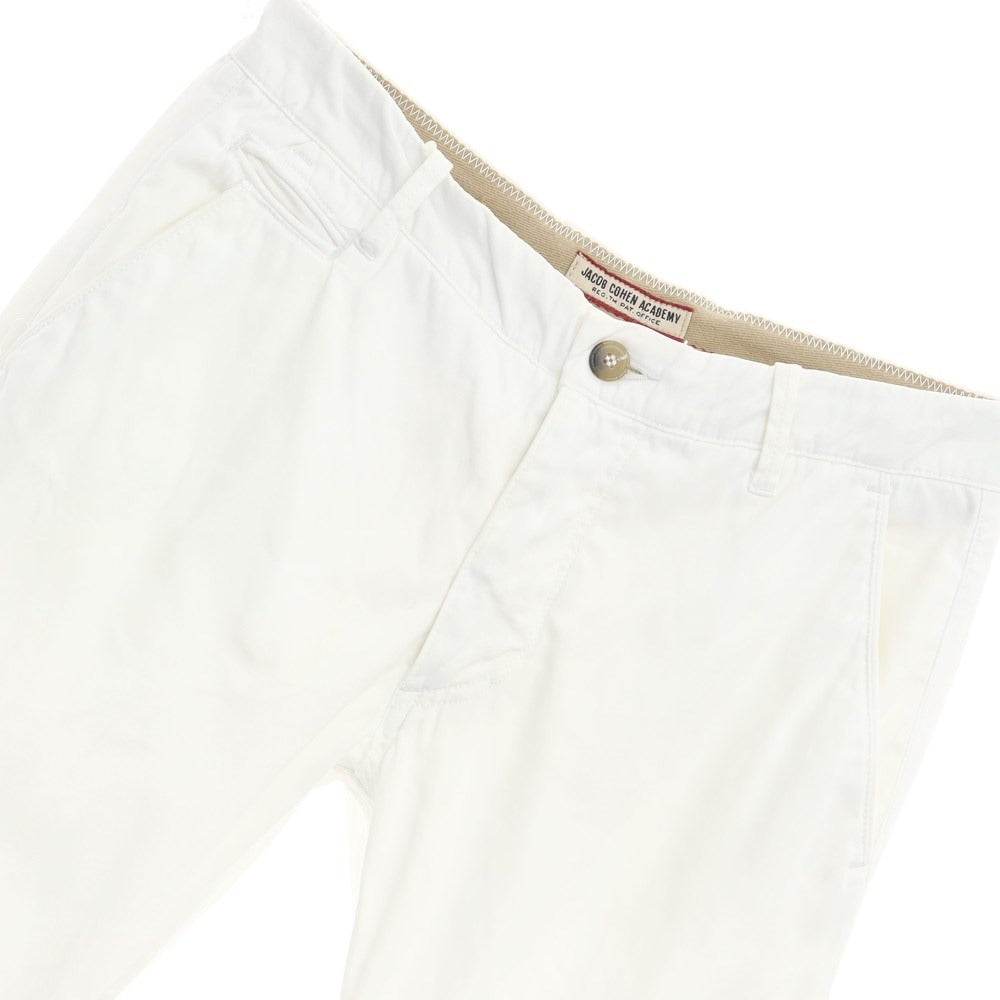 【中古】ヤコブコーエン JACOB COHEN コットン チノパンツ ホワイト【サイズ31】【WHT】【S/S】【状態ランクC】【メンズ】【769284】