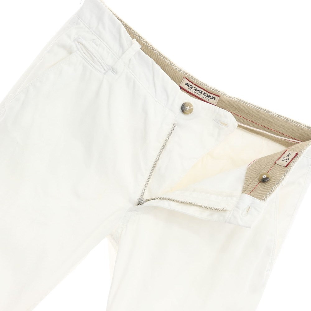 【中古】ヤコブコーエン JACOB COHEN コットン チノパンツ ホワイト【サイズ31】【WHT】【S/S】【状態ランクC】【メンズ】【769284】