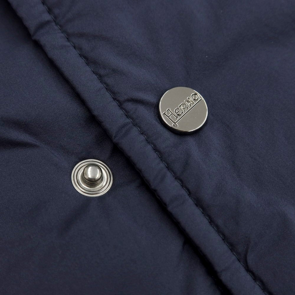 [Used] Herno Stretch Nylon Coach Jacket, Padded Blouson, Navy [Size 52] [NVY] [A/W] [Condition Rank B] ​​[Men&