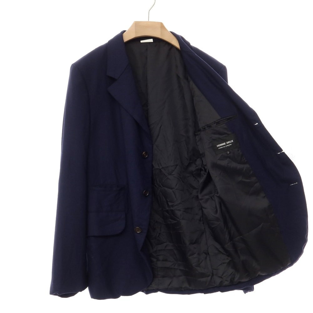 [Used] COMME des GARCONS HOMME DEUX 2021 Autumn/Winter Wool Casual Jacket Navy [Size S] [NVY] [A/W] [Condition Rank A] [Men&