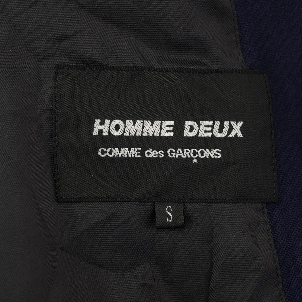 [Used] COMME des GARCONS HOMME DEUX 2021 Autumn/Winter Wool Casual Jacket Navy [Size S] [NVY] [A/W] [Condition Rank A] [Men&