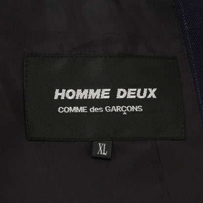 [Used] COMME des GARCONS HOMME DEUX 2022 Autumn/Winter Wool Polyester Tailored Jacket Navy x Light Gray [Size XL] [NVY] [A/W] [Condition Rank A] [Men&