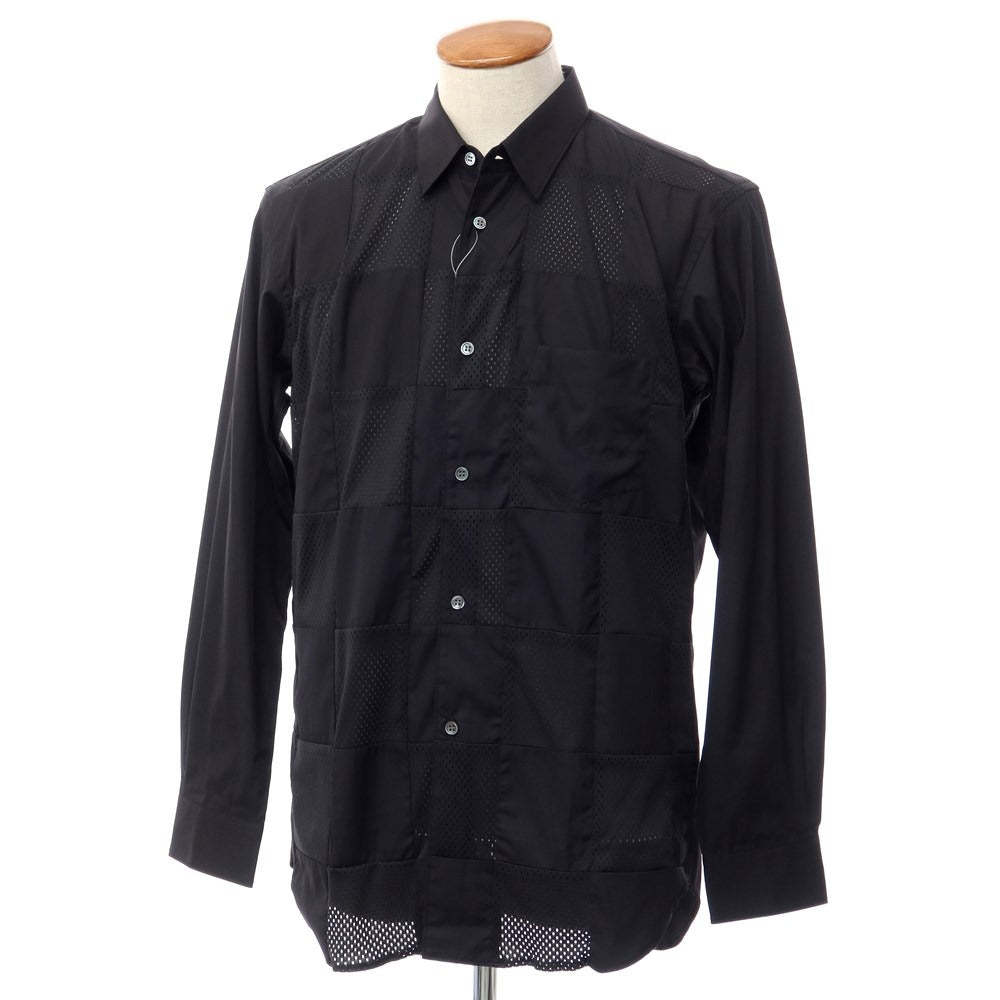 【中古】コムデギャルソンシャツ COMME des GARCONS SHIRT 2022年秋冬 カジュアルシャツ
 ブラック【サイズM】【BLK】【S/S/A/W】【状態ランクA】【メンズ】
【769476】[EPD]