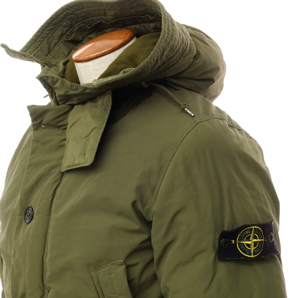 【中古】ストーンアイランド STONE ISLAND ポリエステルナイロン ダウンコート オリーブ【サイズM】【GRN】【A/W】【状態ランクB】【メンズ】【768978】
