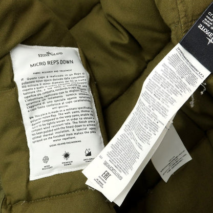 [Used] STONE ISLAND polyester nylon down coat, olive [Size M] [GRN] [A/W] [Condition Rank B] ​​[Men&