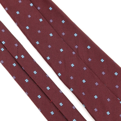 【中古】アザブテーラー azabu tailor 小紋柄ネクタイ
 ボルドー【RED】【S/S/A/W】【状態ランクB】【メンズ】
【769371】