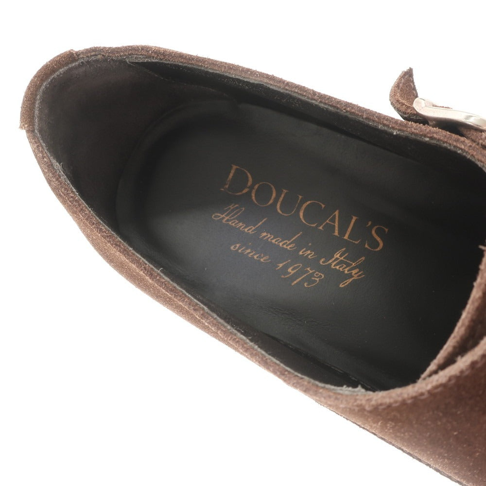 [Used] DOUCALS Suede Double Monk Dress Shoes Brown [Size 39 1/2] [BRW] [S/S/A/W] [Condition Rank B] ​​[Men&