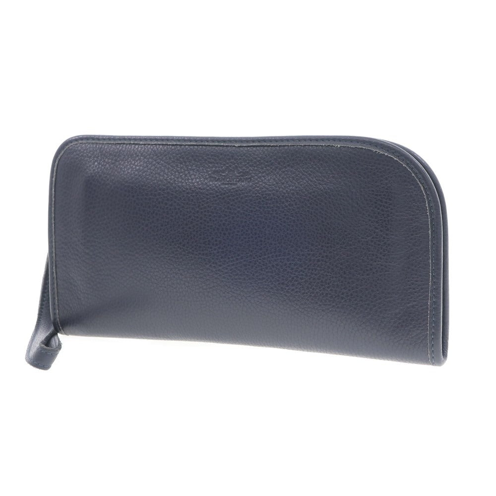 [Used] TRAMONTANO Leather Clutch Bag Navy [W30xH16] [NVY] [S/S/A/W] [Condition Rank B] ​​[Men&