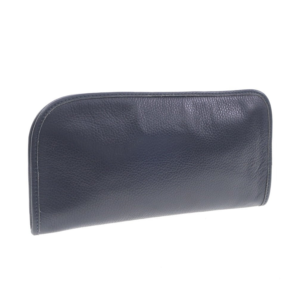 [Used] TRAMONTANO Leather Clutch Bag Navy [W30xH16] [NVY] [S/S/A/W] [Condition Rank B] ​​[Men&