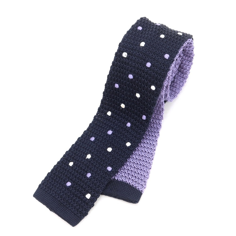 【中古】タケオキクチ TAKEO KIKUCHI ニットタイ
 ネイビーxラベンダー【NVY】【S/S/A/W】【状態ランクB】【メンズ】
【769370】