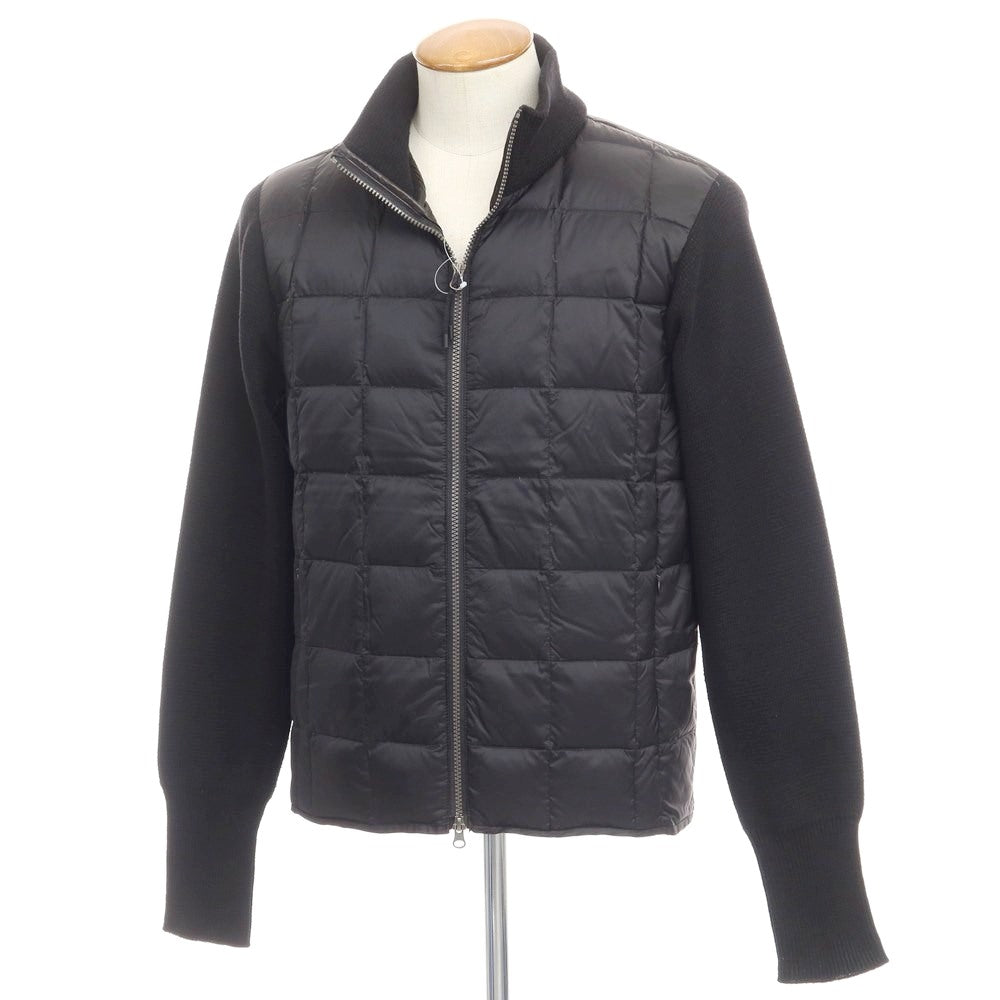 【中古】タイオン TAION ミドルゲージニット ダウンジャケット ブラック【サイズM】【BLK】【A/W】【状態ランクB】【メンズ】【768975】