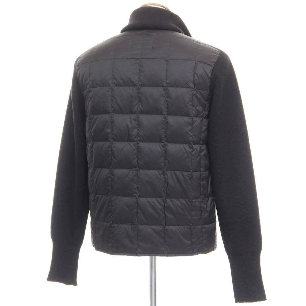 【中古】タイオン TAION ミドルゲージニット ダウンジャケット ブラック【サイズM】【BLK】【A/W】【状態ランクB】【メンズ】【768975】